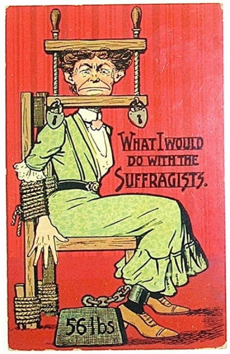 'what I would do with suffragists'